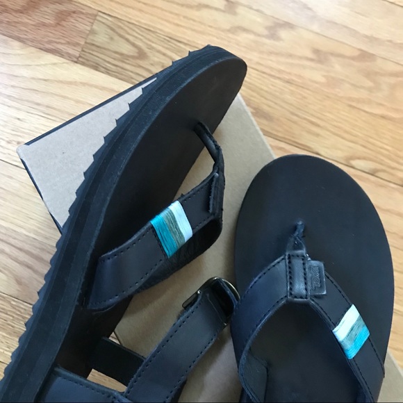Teva Original Sport Thong Sandals Crafted Leather - Picture 6 of 6